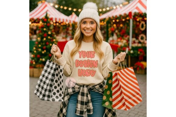 Download Boutique Style Christmas Mockup Gildan - Premium Resources