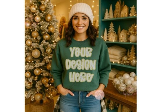 Download Boutique Style Christmas Mockup Gildan - Premium Resources