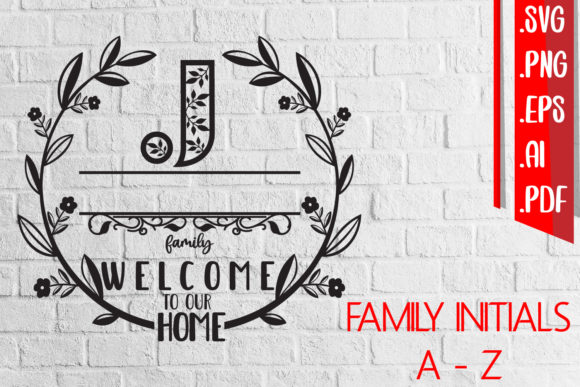 Download Family Initials Name a-Z Svg Eps Ai Png - Premium Resources
